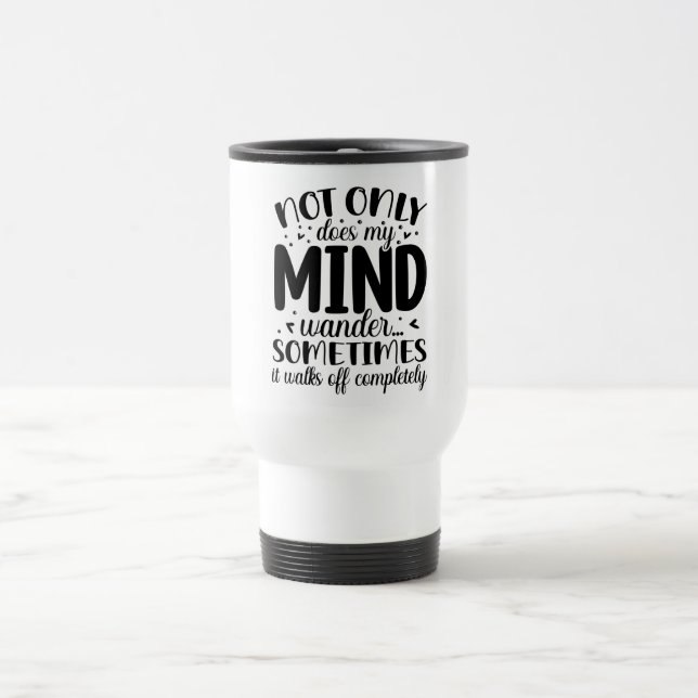 Caneca Térmica Minha Mente Citação (Centro)