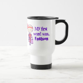 Caneca Térmica Minha primeira palavra era forma