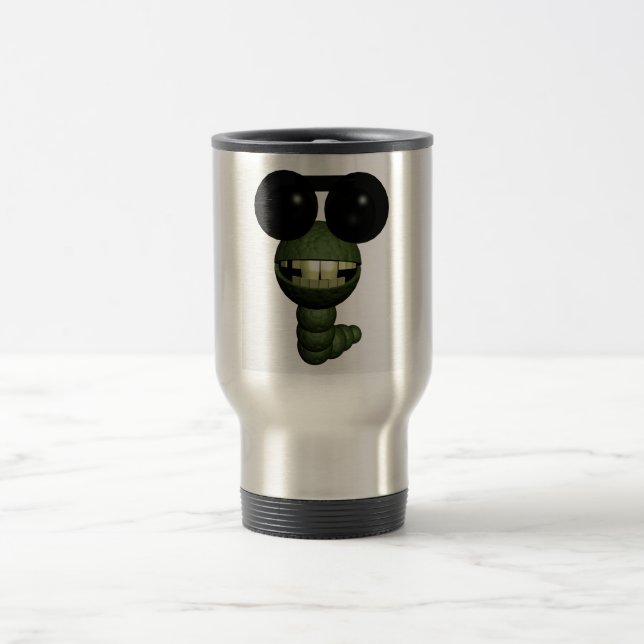 Caneca Térmica Minhoca de óculos de sol (Centro)