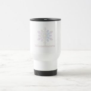Caneca Térmica MinneSnowta com Floco de Neve