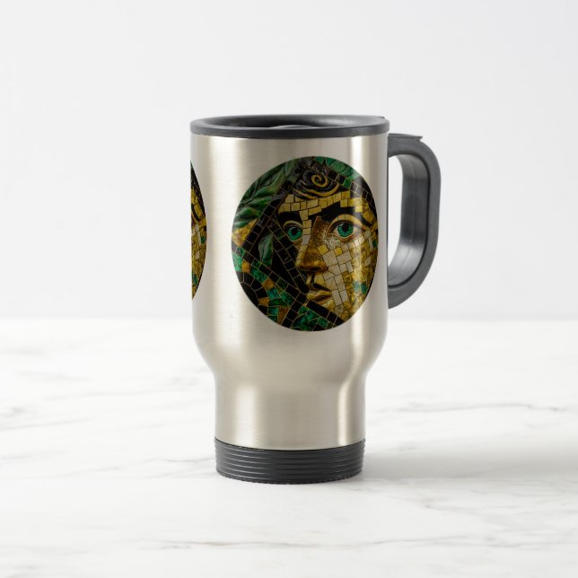 Caneca Térmica Mistério grego antigo Viagem/Viagem ao trabalho, 1 (Frente Esquerda)