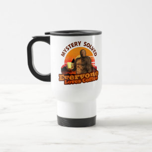 Caneca Térmica Mistério Resolvido Todos Amam Café Bigfoot