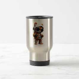 Caneca Térmica Moda de Tigre Fofo – Roupa de Tigre Adorável