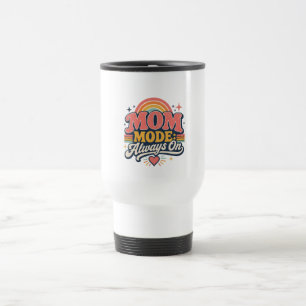 Caneca Térmica Modo Mamãe Sempre Ativado Presente do Dia das Mães