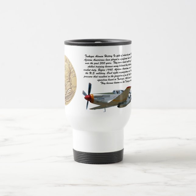 CANECA TÉRMICA MOEDA AÉREA TUSKEGEE (Centro)