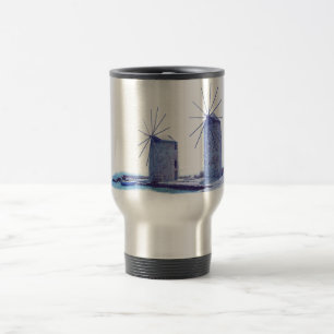 Caneca Térmica moinhos de vento de Grécia