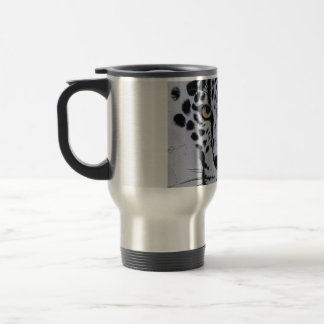 Caneca Térmica Moletom Infantil com Retrato Artístico de Leopardo
