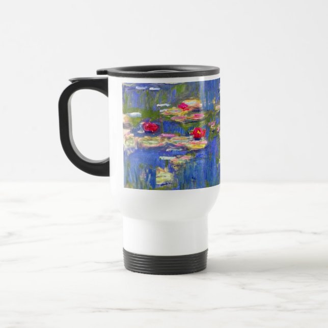 Caneca Térmica Monet Water Lilies  (Esquerda)