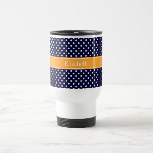 Caneca Térmica Monograma branco do nome do Cantaloupe das