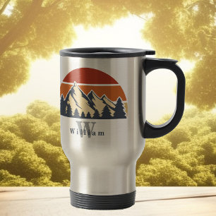 Caneca Térmica Monograma de Montanha Sunset