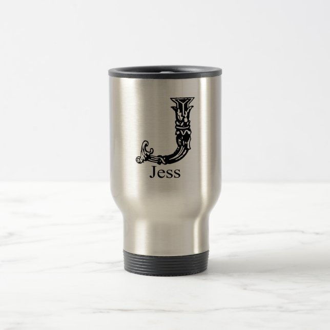 Caneca Térmica Monograma extravagante: Jess (Centro)