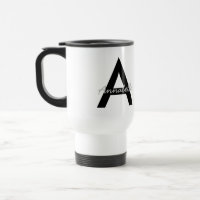 Monograma personalizado da tipografia