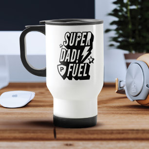 Caneca Térmica Monograma personalizado de super-heróis divertido 