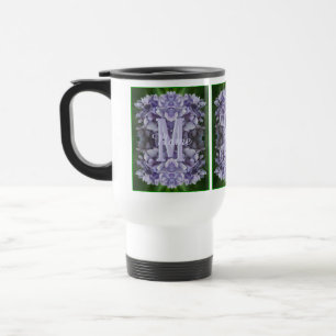 Caneca Térmica Monograma Personalizado Seu Nome Inicial Flor de H