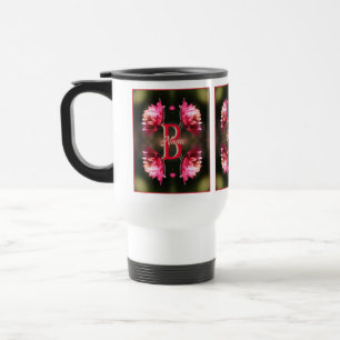 Caneca Térmica Monograma Personalizado Sua Letra Inicial Nome Flo