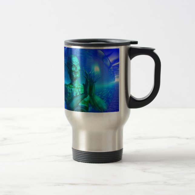 Caneca Térmica Monstro em uma bolha (Direita)