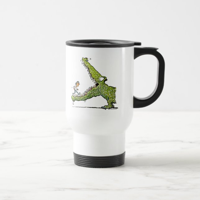 Caneca Térmica Monstro Verde (Direita)