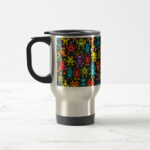 Caneca Térmica Monstros de 8 bits Pixel