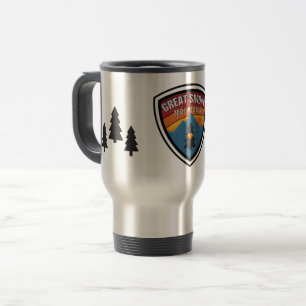 Caneca Térmica Montanhas do enfumaçado