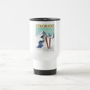 Caneca Térmica Montanhas do esqui