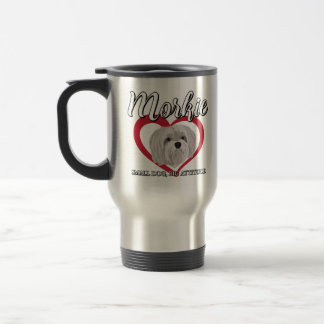 Caneca Térmica Morkie - Cachorro Pequeno, Grande Atitude - 3