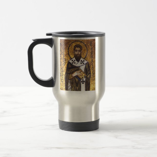 Caneca Térmica Mosaico de São Basílio Magno (Esquerda)