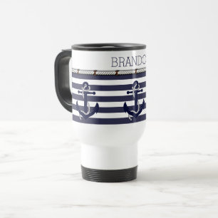 Caneca Térmica Motif de Âncora Náutica Escolha a sua Cor Person