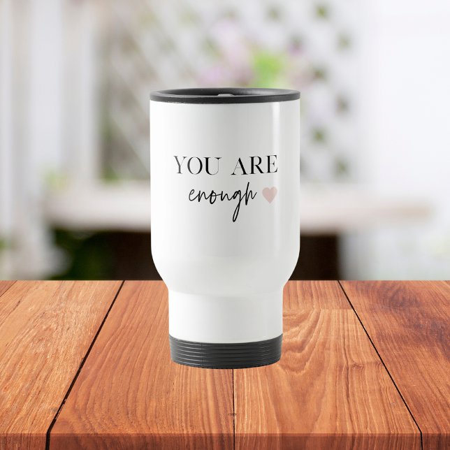 Caneca Térmica Motivação Positiva Você Já É Suficiente (Criador carregado)