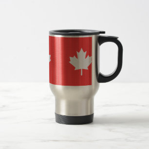 Caneca Térmica Motivo de confecção de malhas da folha de bordo 