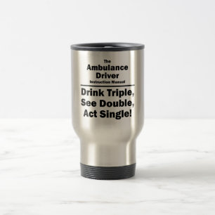 Caneca Térmica motorista da ambulância