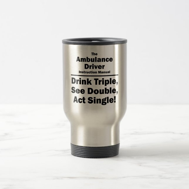 Caneca Térmica motorista da ambulância (Centro)
