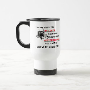 Caneca Térmica Motorista de caminhão fantástico e engraçado