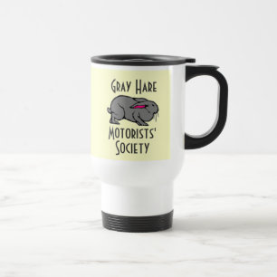 Caneca Térmica Motoristas cinzentos da lebre