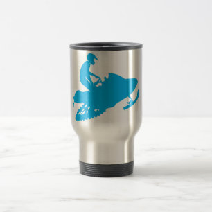 Caneca Térmica Movimento de neve/ Leve Azul
