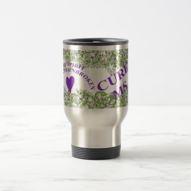 Caneca Térmica MS da CURA & copo INTEIRO do viagem do ESPÍRITO (Centro)