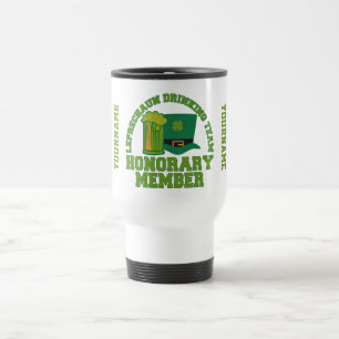 Caneca Térmica Mudanças personalizadas do Time do Bebendo Leprech