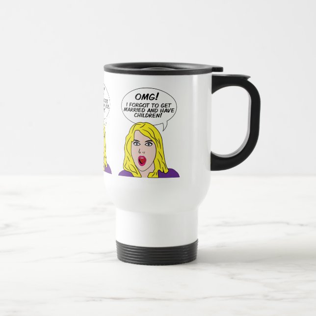 Caneca Térmica Mudanças RETRO HISTÓRIA EM QUADRINHOS (Direita)