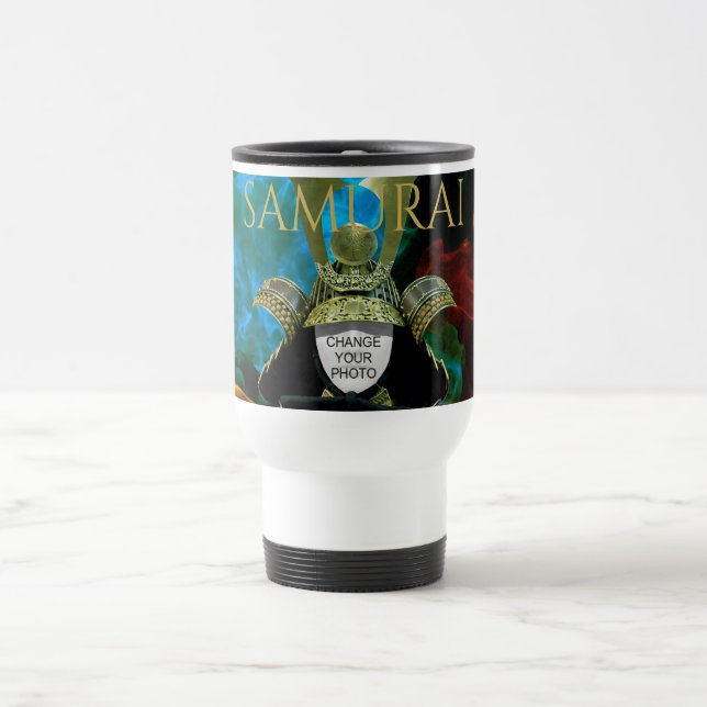 Caneca Térmica Mudou Sua Foto, Samurai Helmet (Centro)