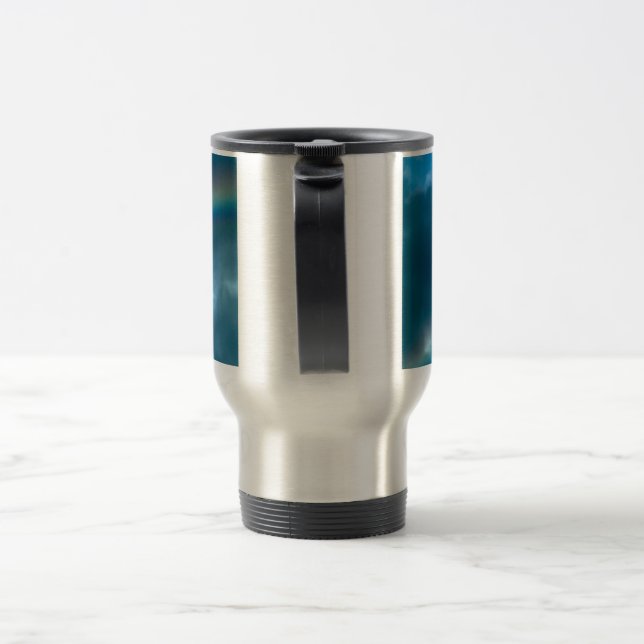 Caneca Térmica Mug "Arco-Íris Após a Tempestade" (Alça)