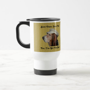 Caneca Térmica Mug Basset Hound Fez Isso