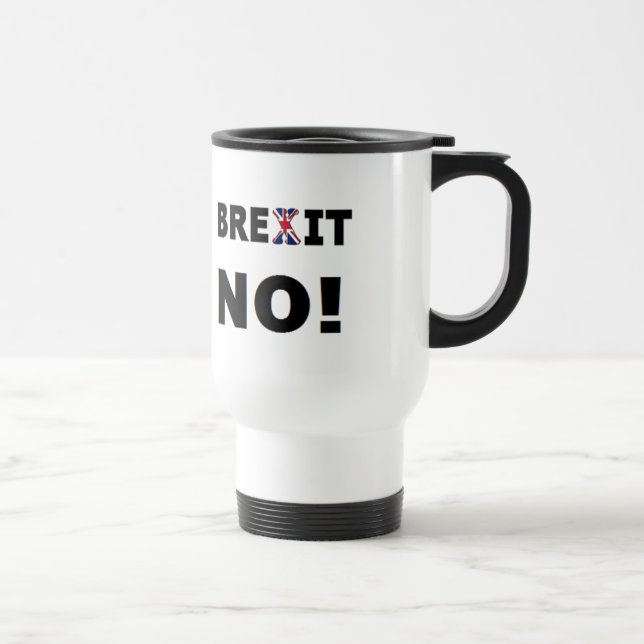 Caneca Térmica Mug Brexit No (Direita)