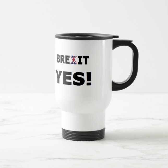 Caneca Térmica Mug Brexit Sim (Direita)