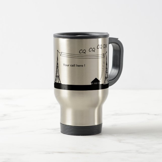 CANECA TÉRMICA MUG CQ DX (Frente Esquerda)