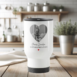 Caneca Térmica Mug de Foto do Avô Personalizado | Melhor Avô Nunc
