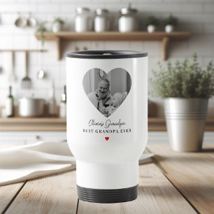 Caneca Térmica Mug de Foto do Avô Personalizado   Melhor Avô Nunc