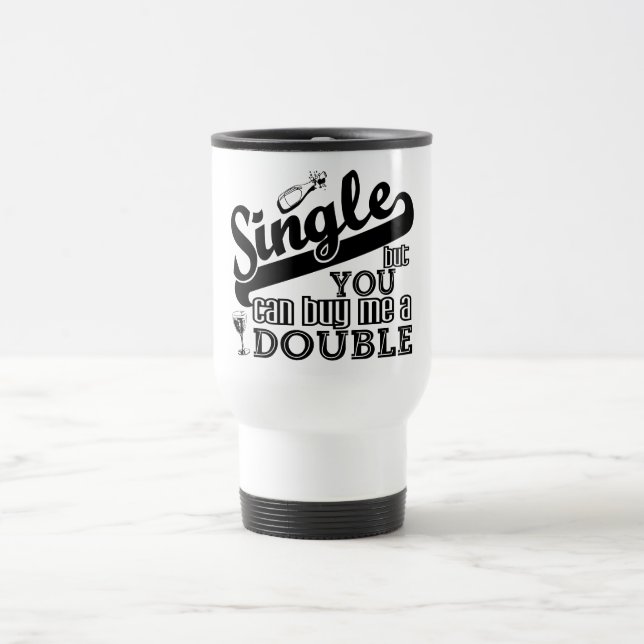 Caneca Térmica Mug de solteiro - escolha estilo e cor (Centro)