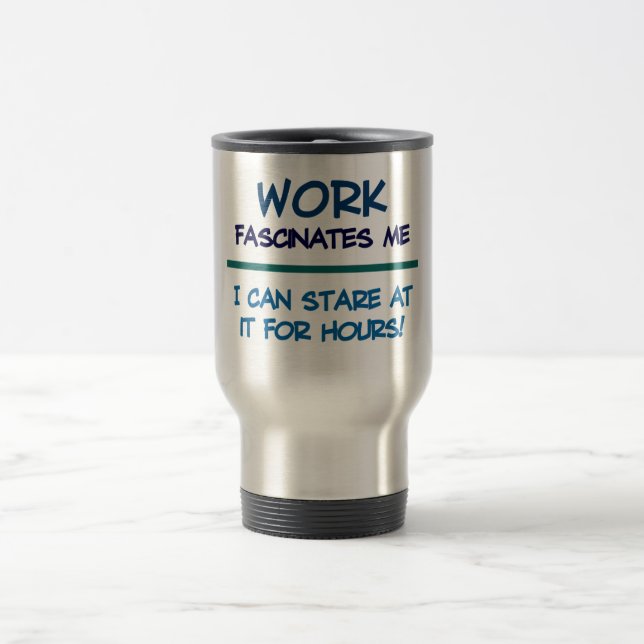 Caneca Térmica Mug de trabalho - escolha estilo e cor (Centro)