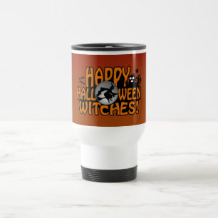 Caneca Térmica Mug do Dia das Bruxas - escolha estilo e cor