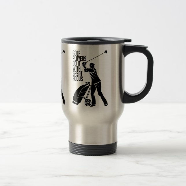 Caneca Térmica Mug GOLF PLAYER - escolha estilo e cor (Direita)