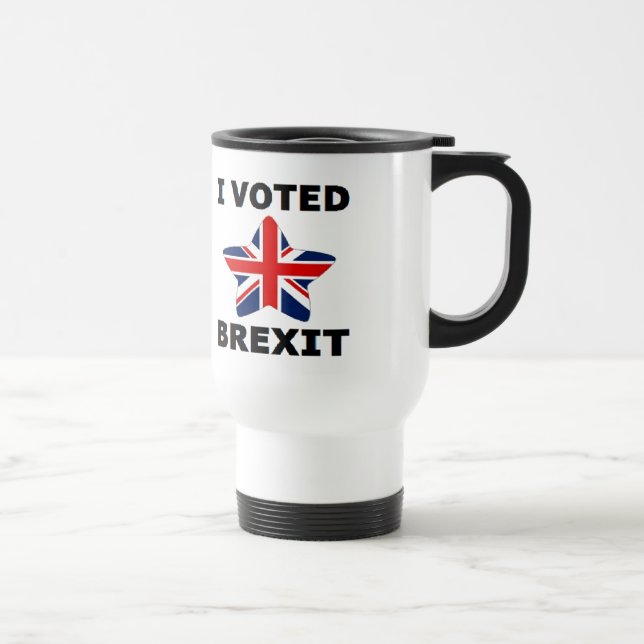 Caneca Térmica Mug I Votei Brexit (Direita)